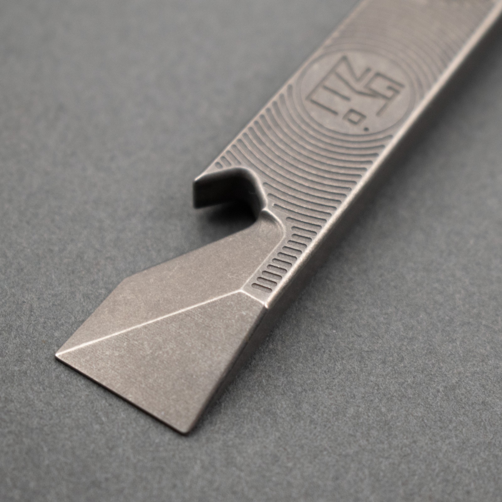 RARE! Nice Guy Machine Co. FAFO Side Piece Titanium EDC Prybar, NGMCo USA Made