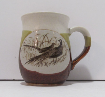 Vintage Otagiri RING NECK PHEASANTS Coffee Tea Tankard Cup Mug - Japan