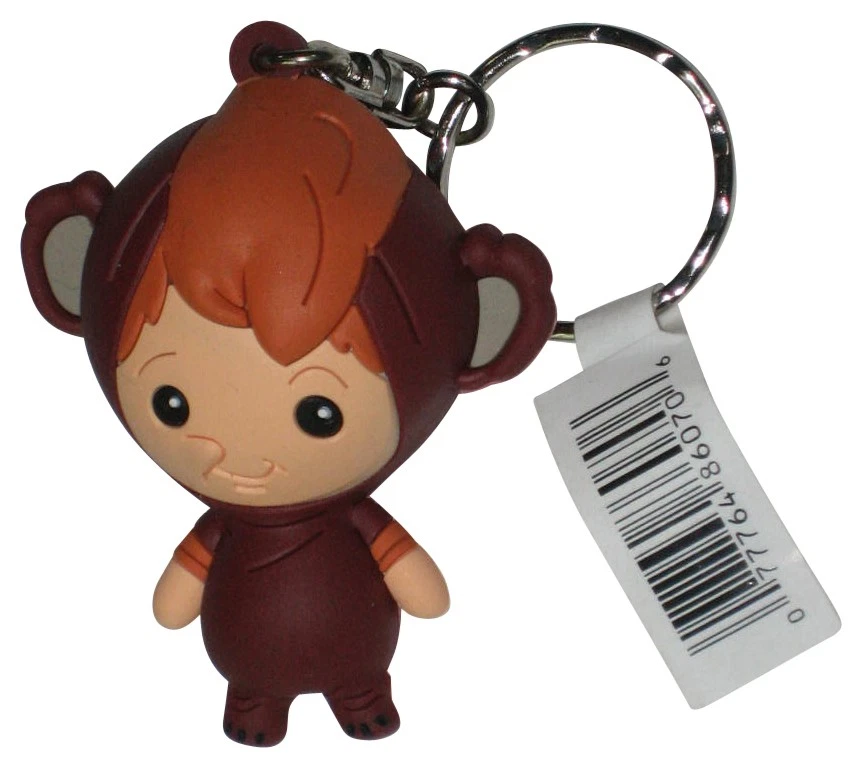 Disney Peter Pan Neverland Cubby Monogram Llavero 3D Figural Multicolor