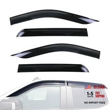 Truck Window Rain Guards Visors - Compatible with Chevy Silverado/GMC Sierra
