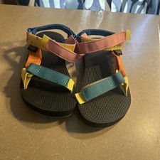 Teva Original Universal Sandal Kids, 90s Multi-Color Straps Beach Casual