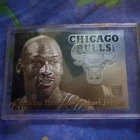 1996-97 FLEER METAL MICHAEL JORDAN PLATINUM PORTRAITS INSERT CARD #5 SP BULLS !