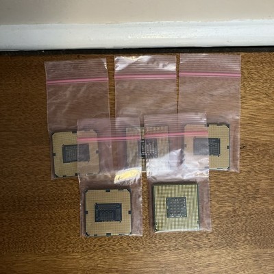 Lot of 5 CPUs Intel Pentium 4 660, G630, Core i7 3770, 2600k, Celeron,
