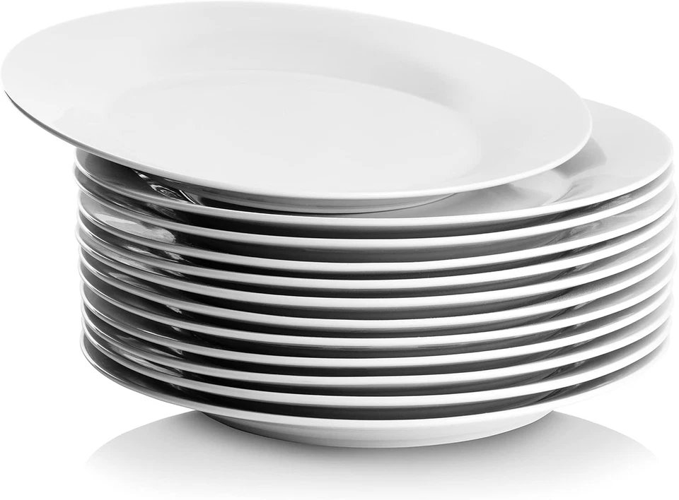 Plato de Cena Redondo 10 Strawberry Street 10.5", Juego de 12, Blanco Foto 4 de 4