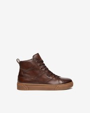 Sneakers Nero Giardini Uomo In Pelle Con Zip I400457U Delavato Beige