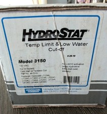 Brand New Hydrolevel HydroStat Temp Limit & Low Water Cut-off # 3150 Oil Boilers