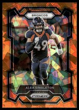 #84 Alex Singleton 2023 Panini Prizm Orange Ice