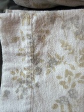 Laura Ashley Queen Flannel Floral Queen Sheet Set Beige 100 Cotton Bedding