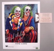 Doink The Clown Signed 8x10 Photograph Autograph Signature WWF Wrestling w/ COA