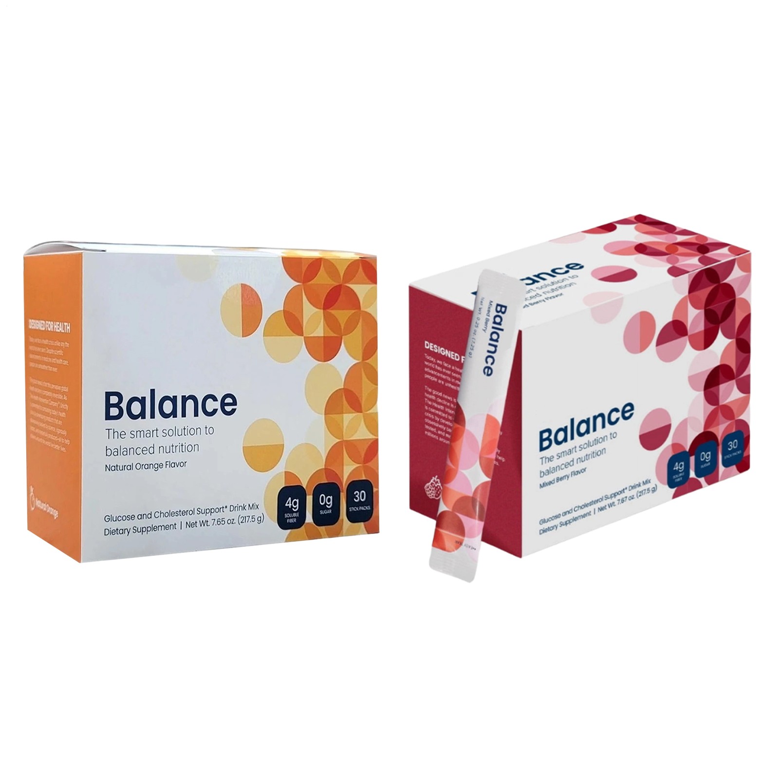 UNICITY Balance Cholesterol Support Drink Mix 30 Stick Pack (ORANGE) Exp 06/2026