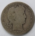 1905 O Barber Quarter