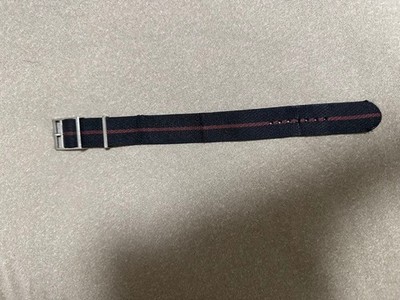TUDOR 79830 Genuine Watch Black Fabric Strap/Band Black Red Free Shipping