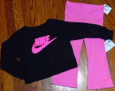 NIKE SPORT AUTHENTIC TODDLERS GIRLS BRAND NEW ORIGINAL 2Pc SET Size 6, NWT