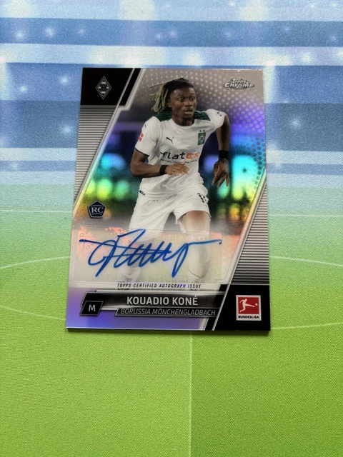 2021-22 Topps Chrome Bundesliga Auto RC  Kouadio Kone Borussia Mönchengladbach