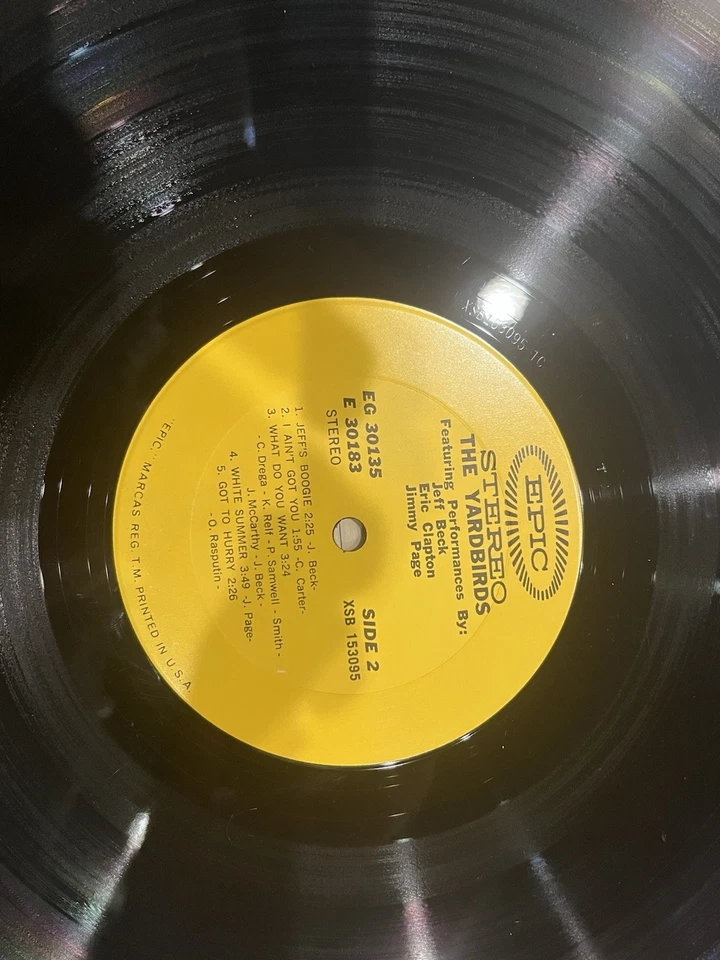 The Yardbirds LP Vinyl Record - Image 3 of 3