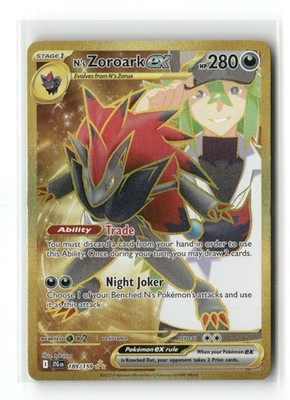 N's Zoroark ex Hyper Rare SV09: Journey Together 189/159 NM | eBay