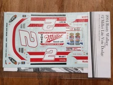 2004 Rusty Wallace #2 Vote Miller Dodge 1:24 Car Decal - Waterslide Decals