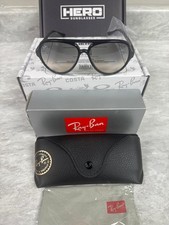 RAY BAN  NEW  CATS 5000  4125 601 - 32  BLACK  GRADIENT GREY