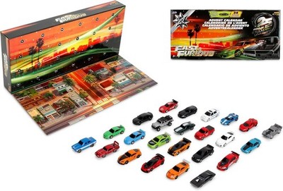 Jada Nano 1.65  Fast & Furious 25th Anniversary Advent Calendar 24 Cars 37872