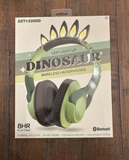 Art  Sound LED Light Up Dinosaur Wireless Headphones