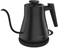 Duchifad Electric Gooseneck Kettle Fast Heating 0.8L Black Pour Over Coffee Tea