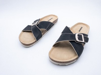 ROMIKA Damen Pantolette Sandalette Sommerschuhe Schwarz Gr. 41 EU Art. 40448-98