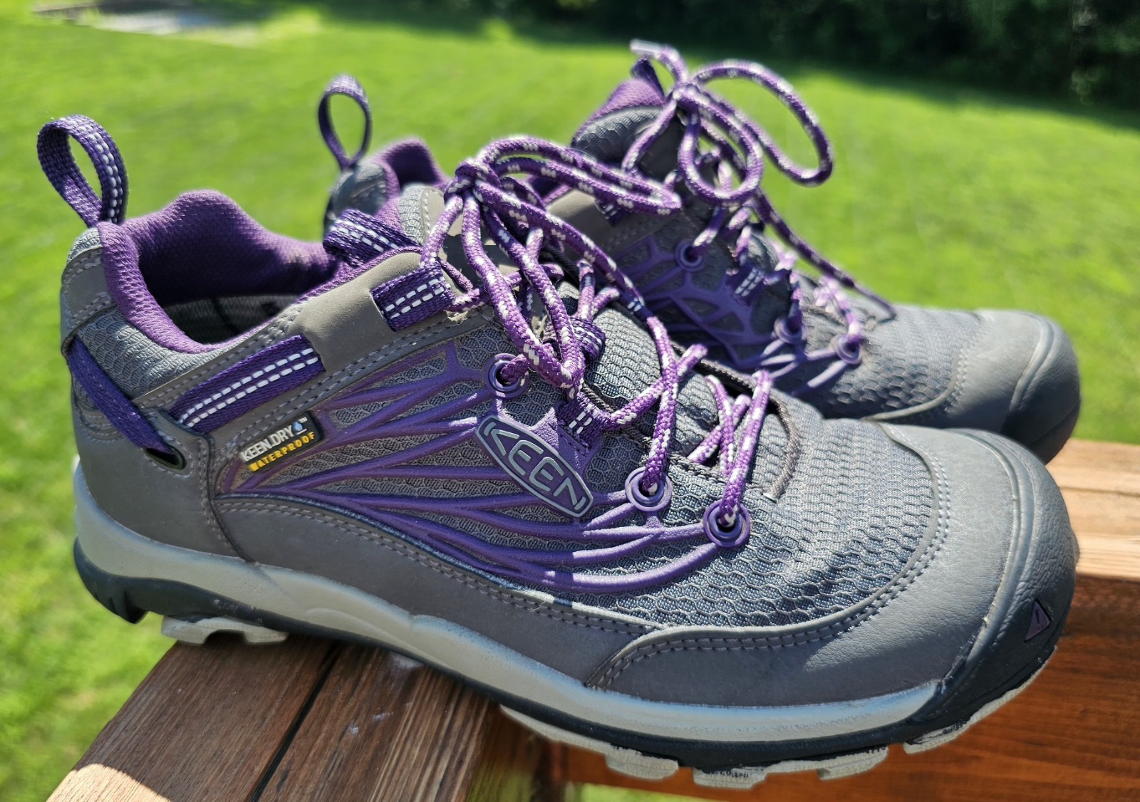 Scarpe da trekking KEEN "Saltzman" donna taglia 7 antracite e viola