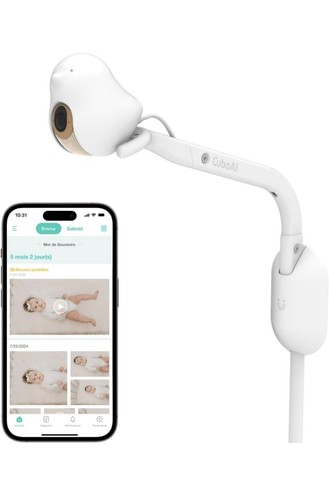 Smart Baby Monitor 3 with Wall Mount, 2.5K QHD Night Vision WiFi Camera - Picture 1 of 7