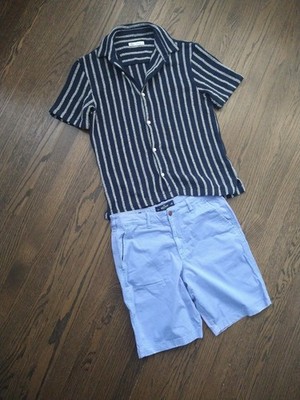 Hollister blue-lila color Chino Shorts nice color size 32W