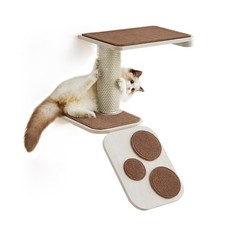 Feandrea Clickat Collection - No.004 Cat Stairs, Wall-Mounted Cat Ladder with...