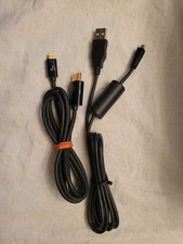 Two USB Cables To Mini-USB