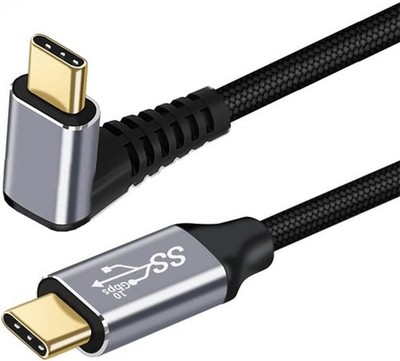 NFHK 90 Grad nach oben nach unten abgewinkeltes Typ-C-USB-C-Stecker auf