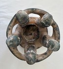 CIRCLE OF FRIENDS MAYAN AZTEC POTTERY CANDLE HOLDER  - 7 1/2" TALL — photo 8