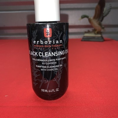 ERBORIAN KOREAN SKIN THERAPY BLACK CLEANSING OIL - 6.4 OZ/190 ML - NO BOX