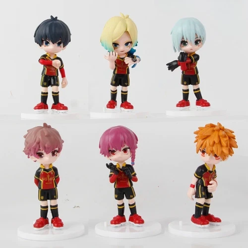 6Pcs/Set BLUE LOCK Figure Model Toys 9.5Cm - Picture 5 of 8