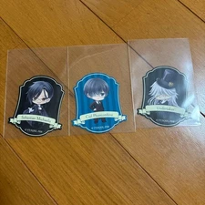 Black Butler Ciel Sebastian Undertaker Sticker Set of 3 Boarding School