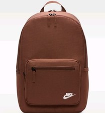 Nike Heritage Eugene Backpack 23L New Fauna Brown Bookbag School Travel Bag
