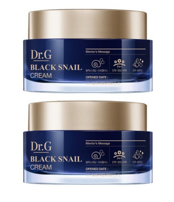 Dr.G Black Snail Cream Duo 50ml x 2 Anti-Aging Elasticity Moisture K-Beauty
