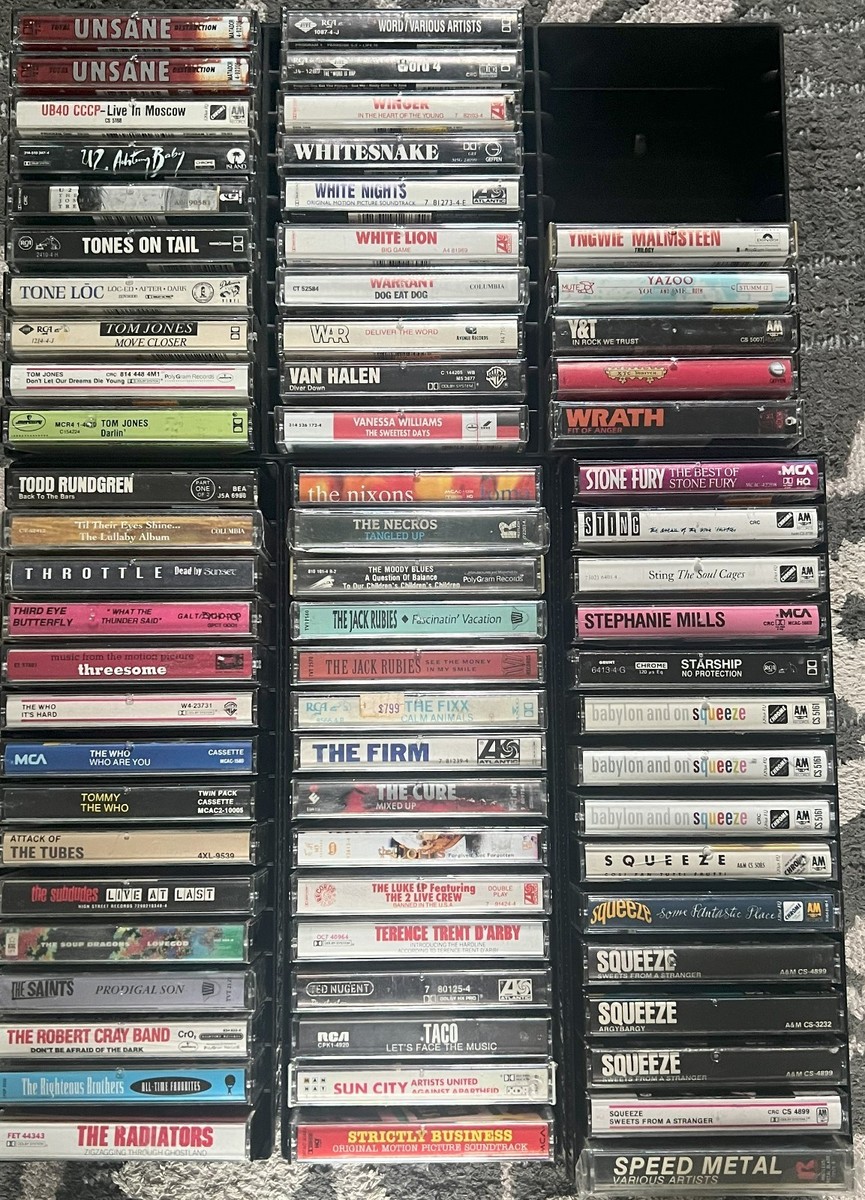 1 SALE: Pick Your Cassette Tape Lot ~ Rock Pop HipHop Metal