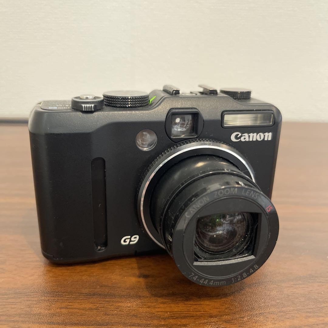 Canon PowerShot G9 Black 12.1MP Digital Camera Tested w/ Battery