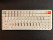 NuPhy Air75 V3 Low-Profile Mechanical Korean Stickers applied  Extra Keycaps