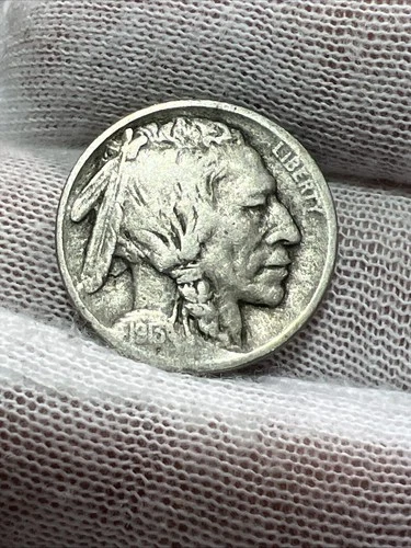 1913 Type 1 Higher Grade 3/4 Horn Buffalo Nickel -  Better Date US Coin!