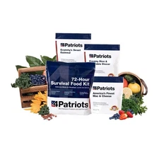 4Patriots 72-Hour Food Supply Kit - Survival Or Camping - Emergency 20 Servings