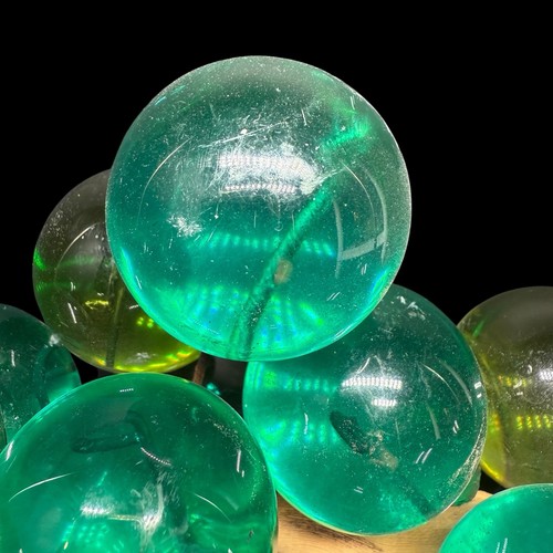 VTG 1960s Blue Green Large Lucite Acrylic Grapes Cluster on Stem 11.5” Long - Picture 12 of 19