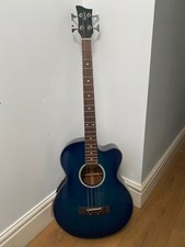 Ozark 3385N Professional Electro-Acoustic Bass BLUE - With Hard case 