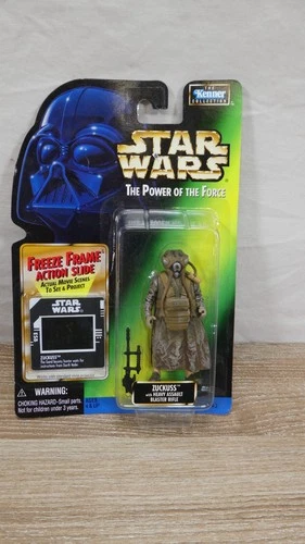 Power Of The Force Zuckuss on Freeze Frame Action Slide on Green Card