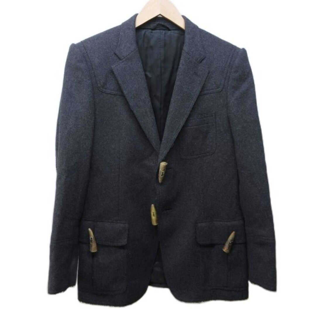 Burberry Melton Jacket Coat Toggle Button Cutoff … - image 1