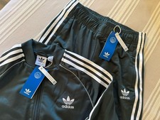 Adidas Originals SST Track Suit Mineral Green Trefoil Youth L NWT