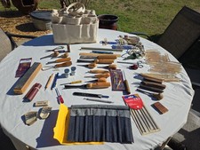 FLEXCUT lotto attrezzi intaglio legno Swiss Made dockyard micro set SACCHETTO TELA plus+++