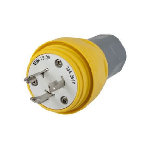 1PZ DISPOSITIVI DI CABLAGGIO HUBBELL KELLEMS HBL26W48 Twist-Lock? Spina, impermeabile, 20A, - Foto 1 di 1